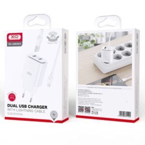 XO L90C 12W Dual USB 3Pin Charger