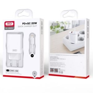 XO L90A PD20W+QC18W 3Pin Fast Charger