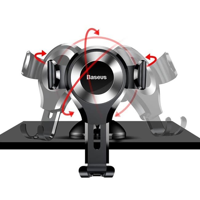 Baseus Osculum Type Gravity Car Mount 3 Baseus Osculum Type Gravity Car Mount