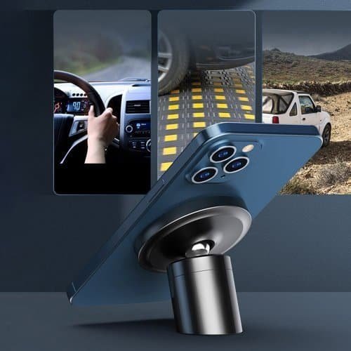 Baseus Magnetic Car Mount (For Dashboards and Air Outlets) Black 4 Baseus Magnetic Car Mount (For Dashboards and Air Outlets) Black - Image 4