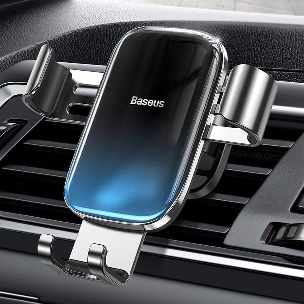 Baseus Glaze Gravity Car Mount Black 2 Baseus Glaze Gravity Car Mount Black - Image 2