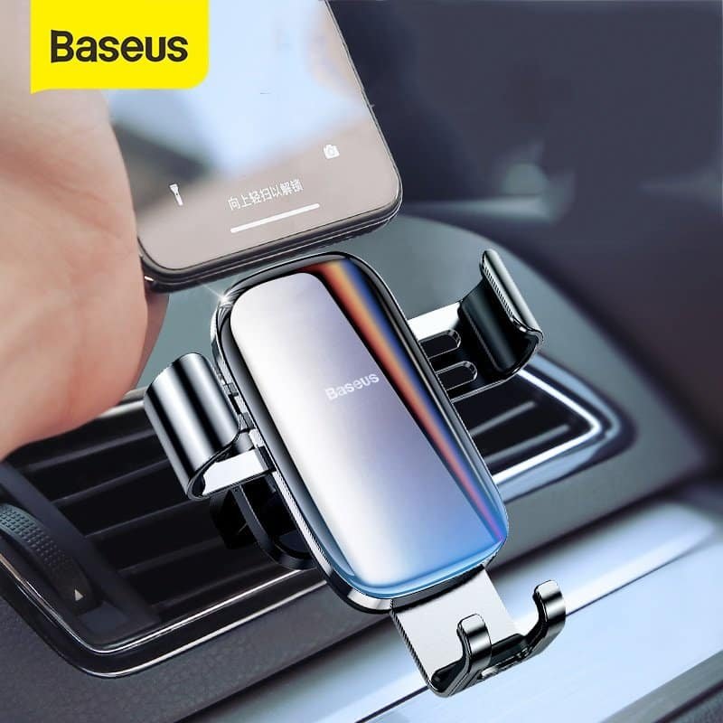 Baseus Glaze Gravity Car Mount Black 3 Baseus Glaze Gravity Car Mount Black - Image 3
